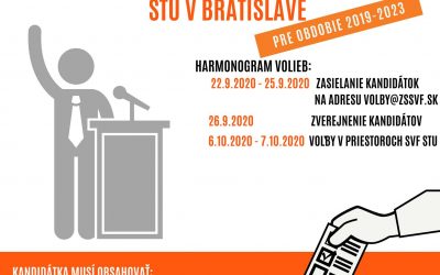 DOPLŇUJÚCE voľby do študentskej časti akademického senátu Stavebnej fakulty STU v Bratislave